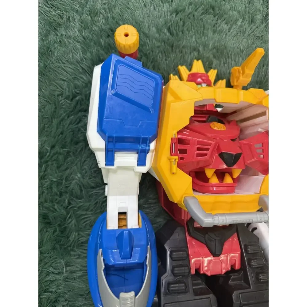 Power Rangers Wild Force Megazord Playset with 6 Imaginext Action Figures Lot
